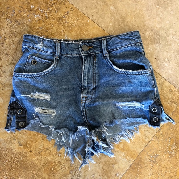 Zara Pants - Zara Denim Shorts